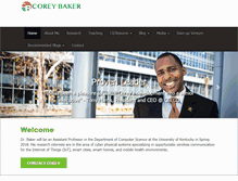 Tablet Screenshot of coreyebaker.com